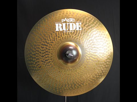 Paiste 20" Rude Thin Crash - 1993g (video demo) image 2