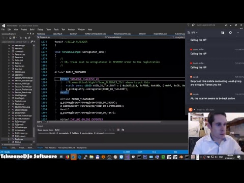 Live #devstream Misc TeDJe work 27 Mar 2018