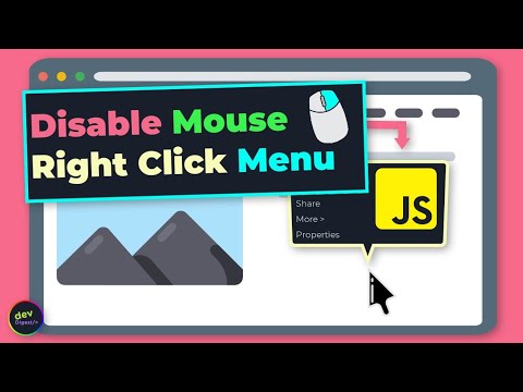How To Disable The Context Menu On A Webpage Or Website Using JavaScript