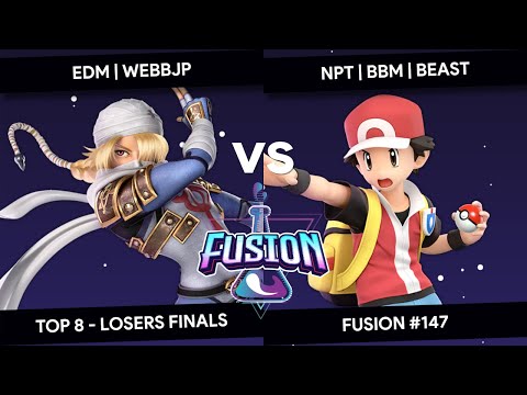 Fusion #147 - WebbJP (Sheik) Vs. Beast (Pokemon Trainer) - Top 8 - Losers Finals