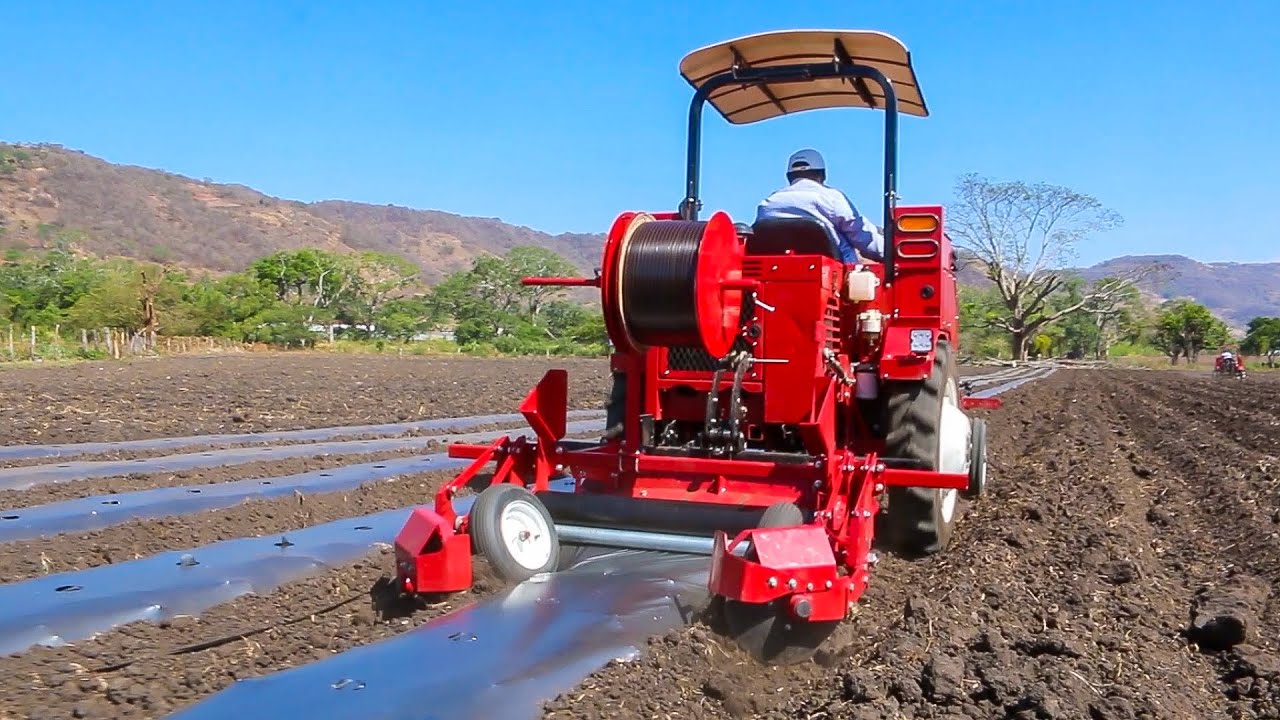 Tilmor Tractor Plastic Laying In Nicaragua