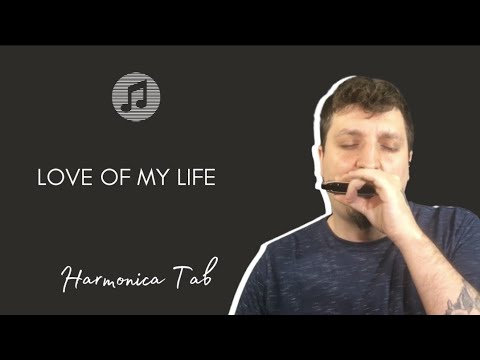 🎶 Queen - Love Of My Life (Harmonica Tab - na Gaita com Tablatura)