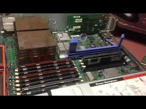 working on 1 0f my 9  IBM 3650 servers..doing som upgrades