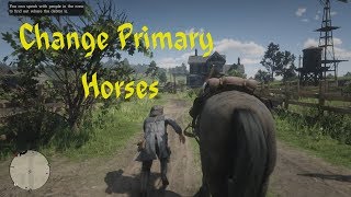 How to Change Primary Horses Red Dead Redemption 2