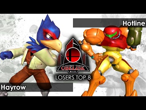 Melee: UMA | Hayrow (Falco) V Hotline (Samus) - Obelisk 50 Tournament SSBM