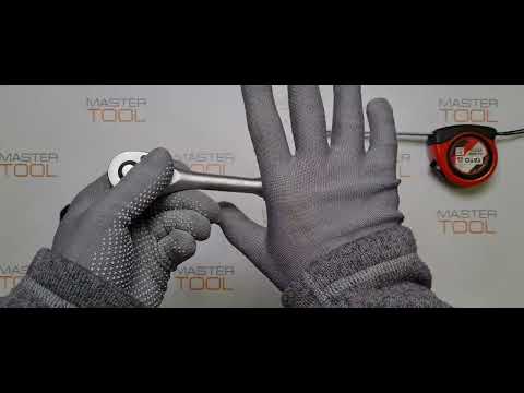 Тріщатка YATO 3/8" (9,5 мм), L=188 мм, з пластиковою ручкою [6/24/48]