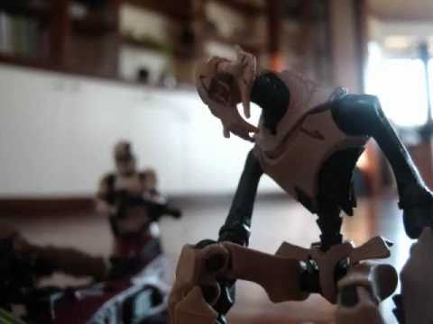Star Wars stop motion-General Grievious fortress