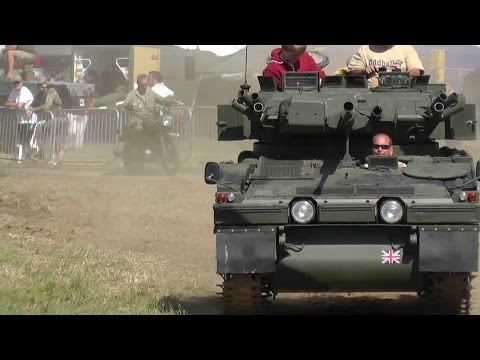 CVRT Sabre 02FD76 at Speed inc Slow Motion  W&P Revival 2014