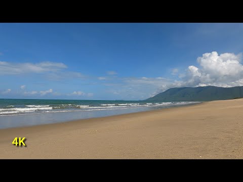 ビーチ(足あとのない素敵なケアンズの砂浜）リラックスできる大人な音楽と６０分 Cairns Beach & Music 60min