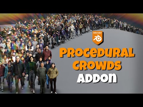 Procedural Crowds addon for Blender [Review/Tutorial]