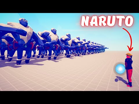 NARUTO vs ARMY OF UNITS - Totally Accurate Battle Simulator TABS