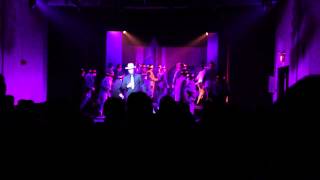 Lance singing "Luck Be A Lady Tonight"