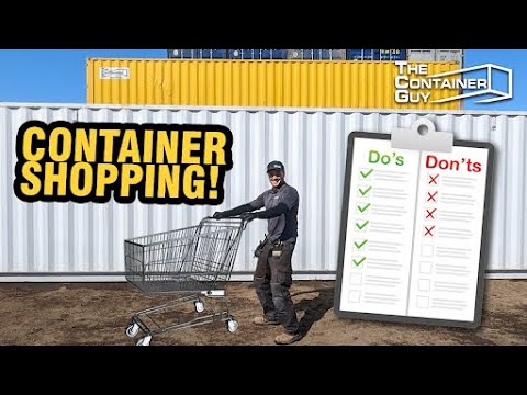 The Ultimate Shipping Container Buying Guide - Avoiding SCAMMERS!