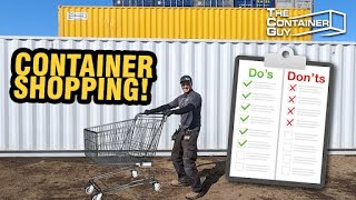 The Ultimate Shipping Container Buying Guide - Avoiding SCAM