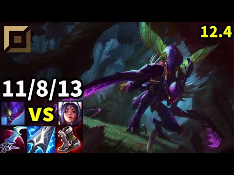 Kha'Zix Top vs Irelia - KR Master | Patch 12.4