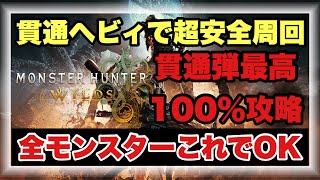 貫通ヘビィが１番安定して勝てる！！簡単に作れる強い貫通ヘビィ構成を徹底解説！！【#モンハンワイルズ】