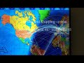 Shipping and Aircraft route layers