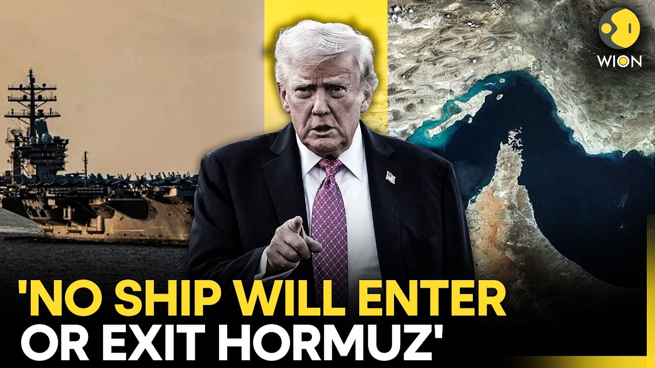 US-Iran War LIVE: Trump Orders Blockade Of Hormuz, Says 'No Ship Will Be Allowed To Enter Or Exit'