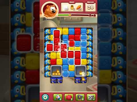 Toon blast 2734 crown 3 stars