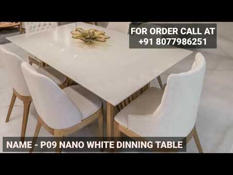 Get Nano White Dinning Table From Healingstore.in | Healing Store