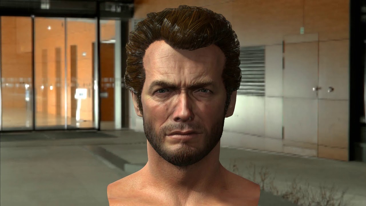 Clint eastwoodhead v2 3D Model