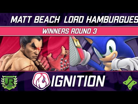Ignition 258 WINNERS ROUND 3 - Matt Beach (Kazuya) vs Lord Hamburguesa (Sonic)
