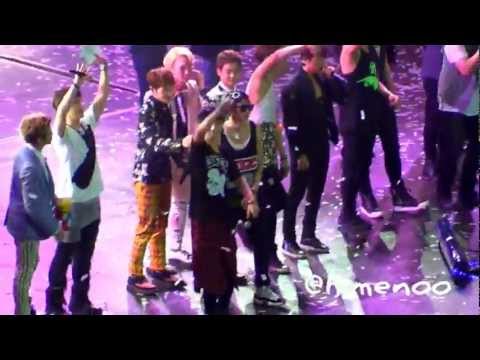 [FANCAM] 130309 Music Bank Jakarta - Ending Super Junior Part 1 (Eunhyuk focus)