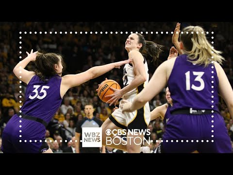 No 1. seed Iowa defeats no 16. seed Holy Cross 91-65