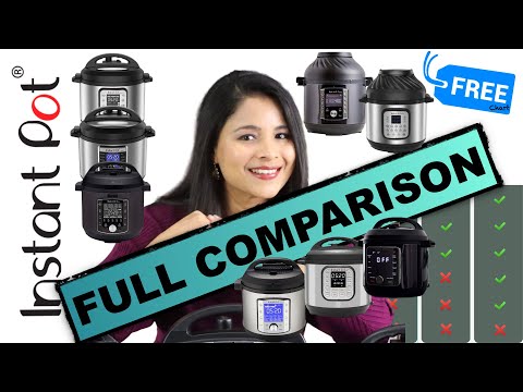 Instant Pot Comparison Chart 2025 - Which Model Is Right For You?