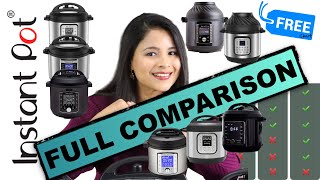 Instant Pot Comparison Chart 2025 - Which Model Is Right For