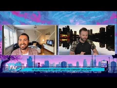 Урбан таг - „Ќе му покажам на светот дека сум совршен дизајнер“ - Златко Јовановски 08.05.2020