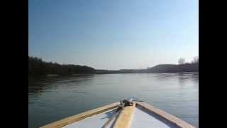 preview picture of video 'Danube River, 1822 river kilometer, Hungary'