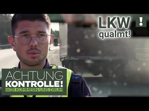 LKW QUALMT auf der Autobahn! Weiterfahrt VERBOTEN! | Achtung Kontrolle
