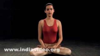 Lotus pose in yoga 