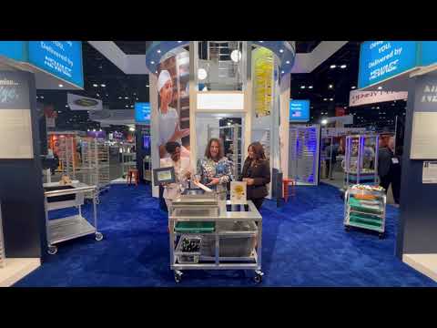 New Age 53757 Aluminum Scrap and Stack Bus Cart with (3) Levels 5 image