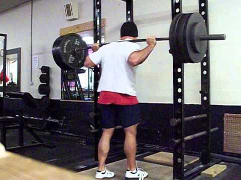 545lb Raw Squat @ 186lbs. No belt. No knee wraps.