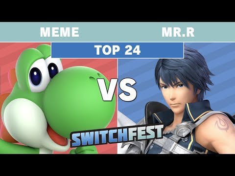 SwitchFest 2019 - CE | Meme (Yoshi) Vs. BC | Mr.R (Chrom) Top 24 - Smash Ultimate