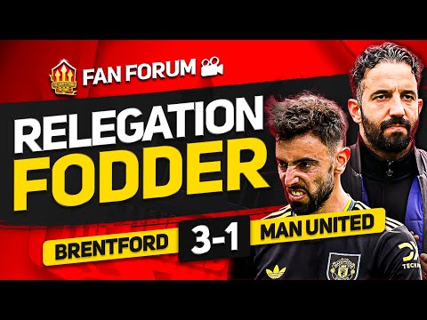 United Players GIVEN UP? Brentford 3-1 Man United | LIVE Fan's Forum