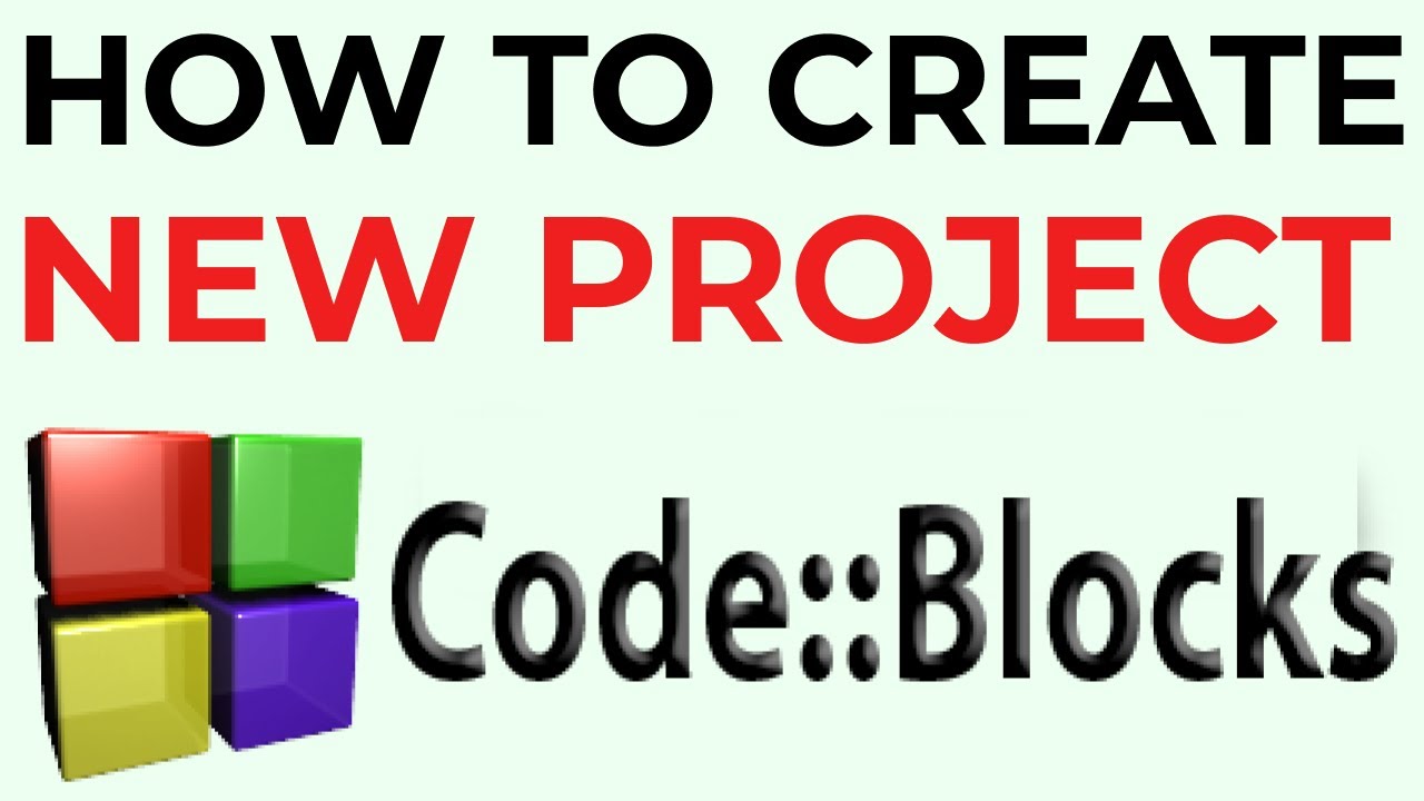 How to create new project in Code Blocks for C++ and C