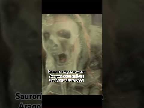 Sauron’s exact response to this #memes #lotr #cheater #lordoftherings #sauron #aragorn #movies