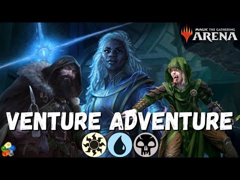 INFINITE DUNGEONS!! VENTURE ADVENTURE DECK IN MTGA 2022 STANDARD!!