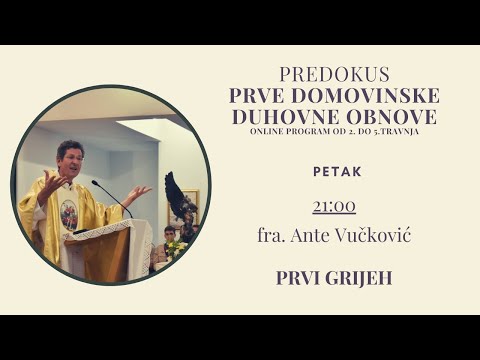 PRVI GRIJEH - fra. Ante Vučković