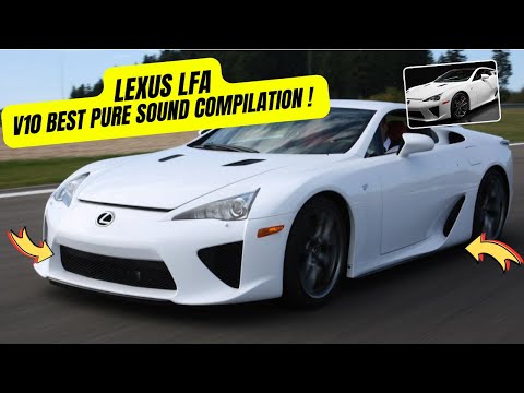 Lexus LFA V10 best sound (Start up, pure sound, Flyby) Compilation sound