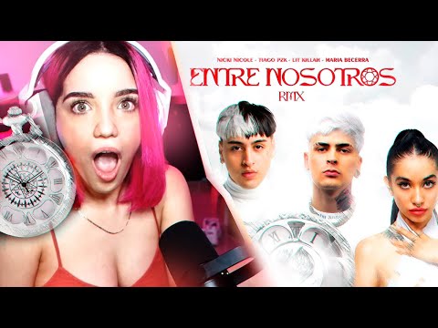 ENTRE NOSOTROS REMIX ( REACCIÓN ) Tiago PZK, Lit Killah, Maria Becerra, Nicki Nicole - IsaRockets