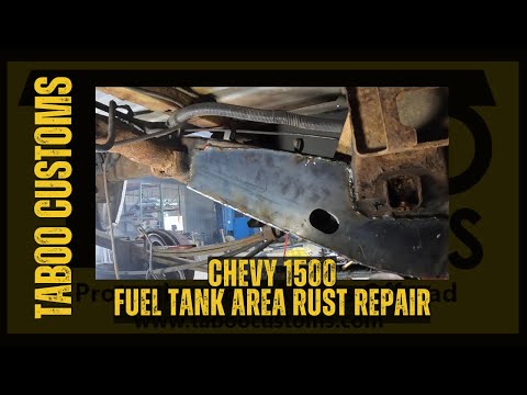 07-14 Chevy 1500 Fuel Tank Area Frame Repair