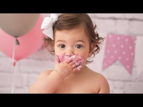 Sesión Cake Smash de Eva y Marina, en Cubelles