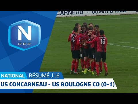 J16 : US Concarneau - Boulogne USCO (0-1), le résumé I National FFF 2018-2019