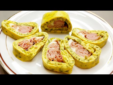 Rotolo agli Asparagi con Prosciutto e Mozzarella