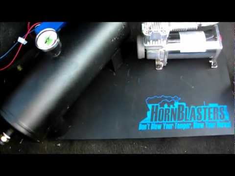 Hornblasters Shocker 240 Conductors Special Model 240 Train Horn Kit Demo