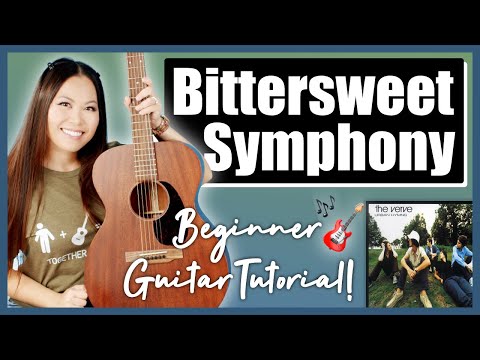 Bitter Sweet Symphony 🎶 The Verve EASY Guitar Lesson 🎸 Beginner Tutorial | Chords, Strumming & Guide